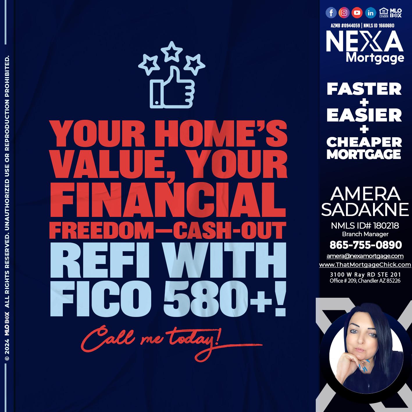 YOUR HOMES VALUE - Amera Sadakne -Mortgage Loan Originator