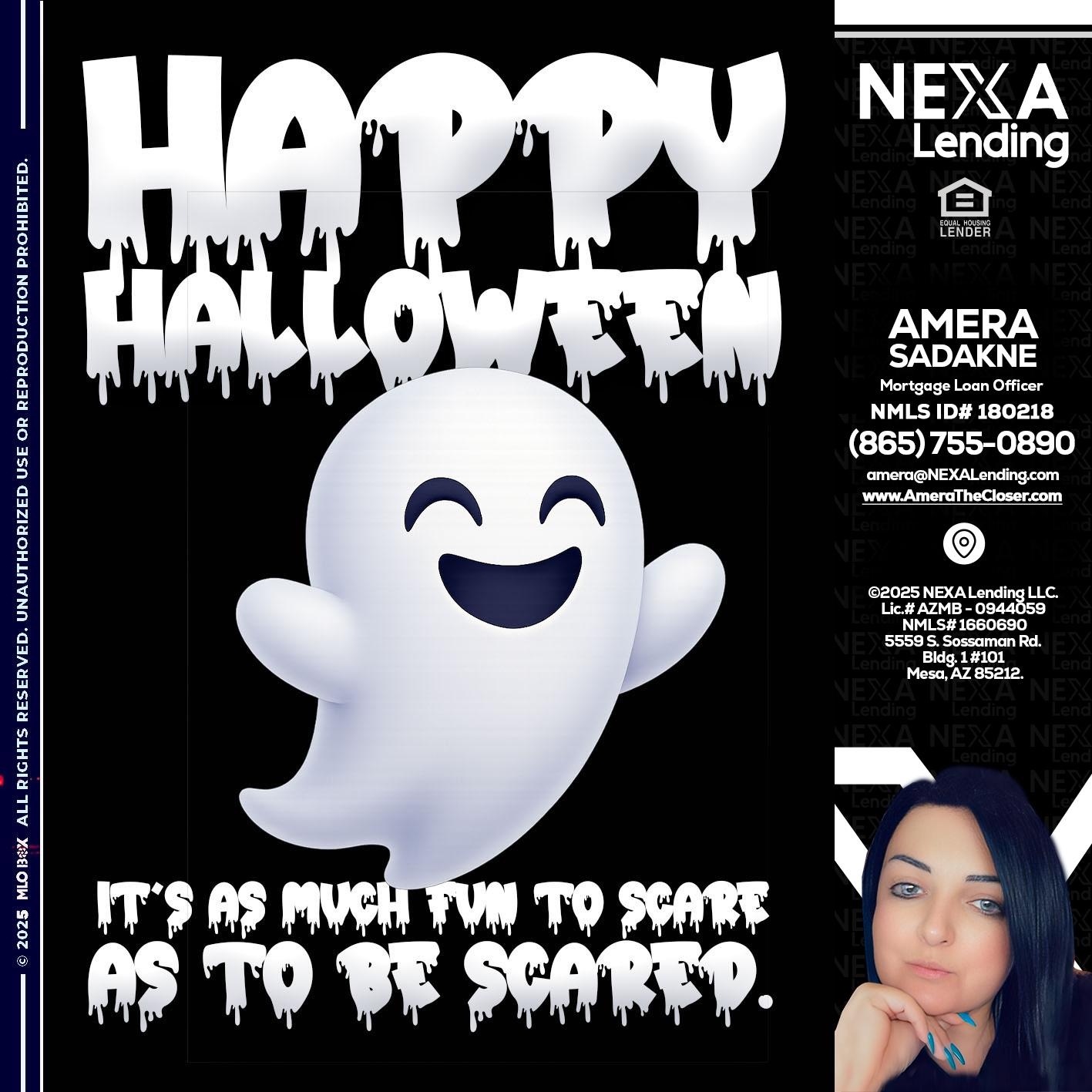 HAPPY HALLOWEEN - Amera Sadakne -Mortgage Loan Originator