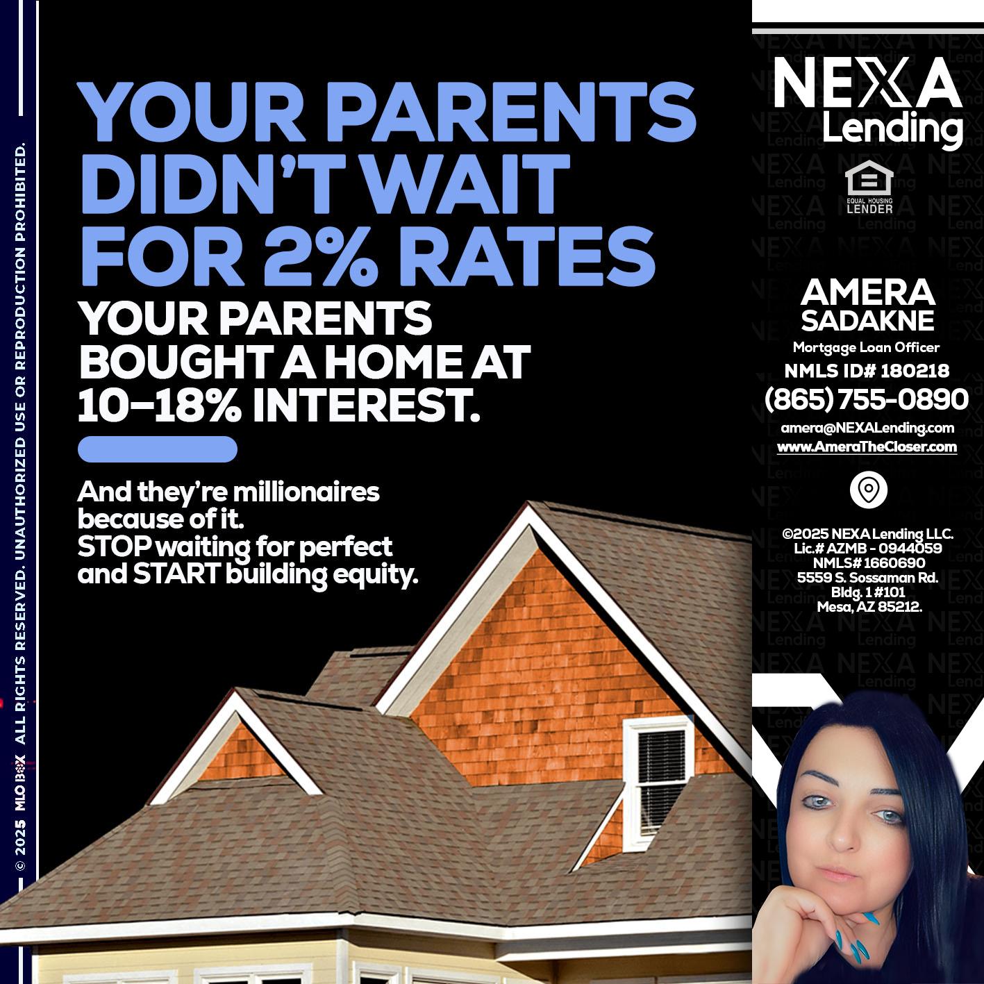 YOUR PARENTS - Amera Sadakne -Mortgage Loan Originator