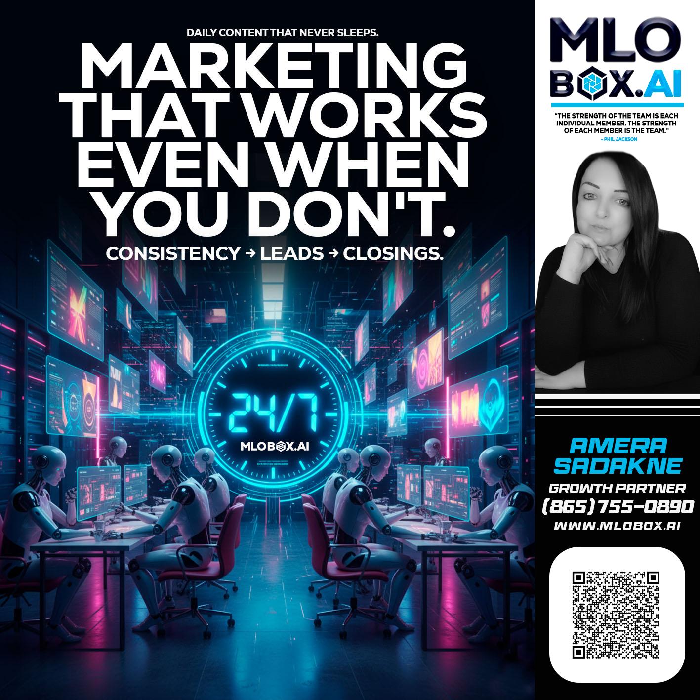 MARKETING THAT WORKS - Amera Sadakne -Mortgage Loan Originator