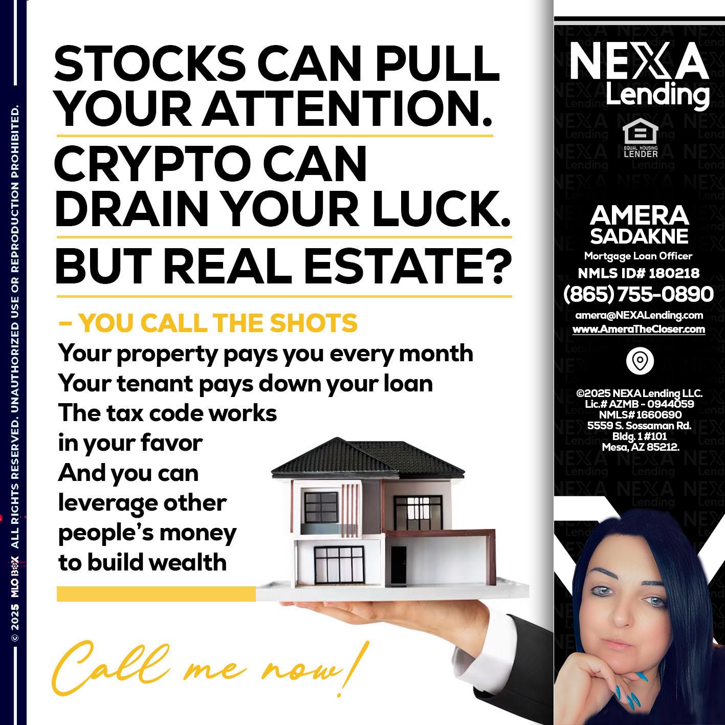 STOCK CAN - Amera Sadakne -Mortgage Loan Originator