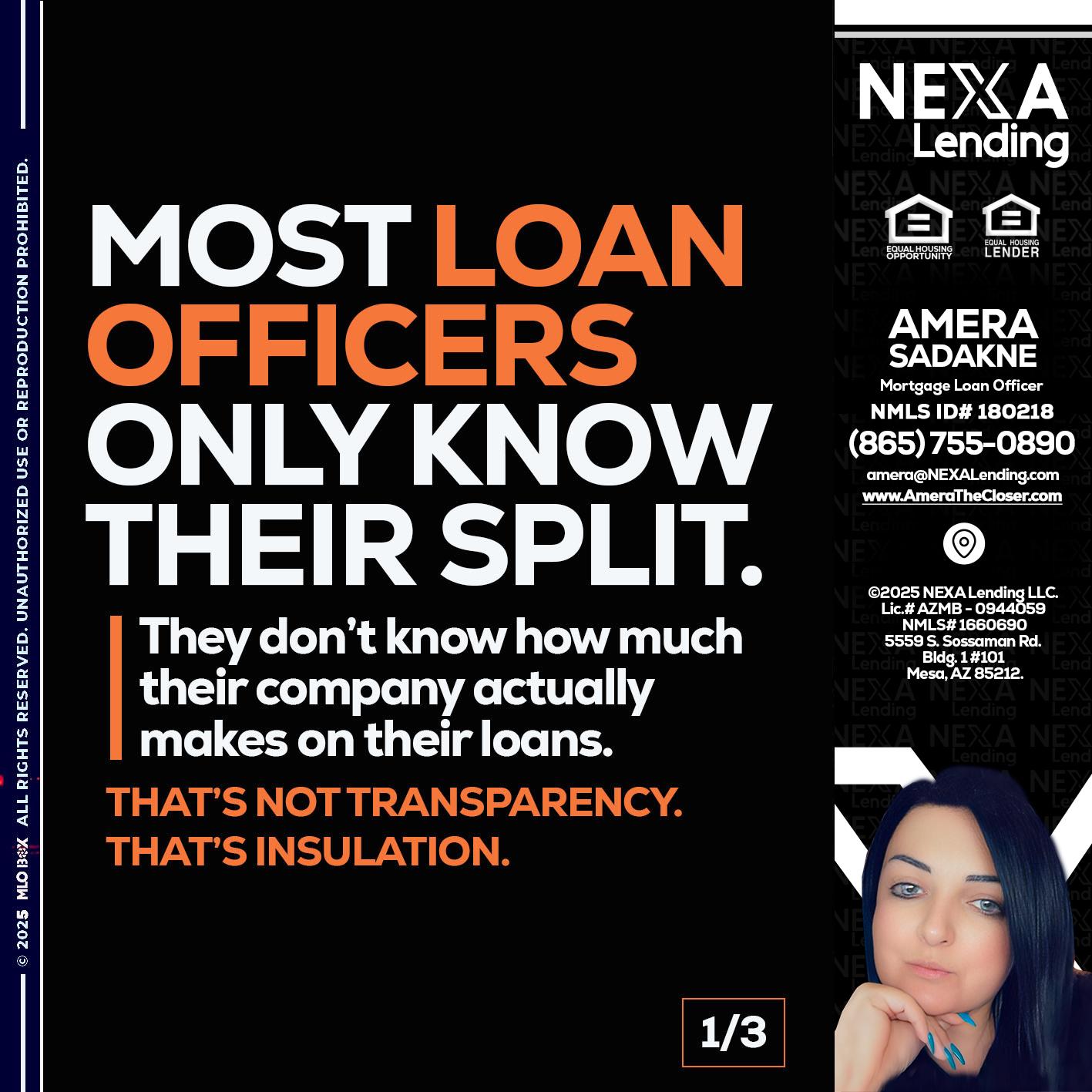 1 OF 3 - Amera Sadakne -Mortgage Loan Originator