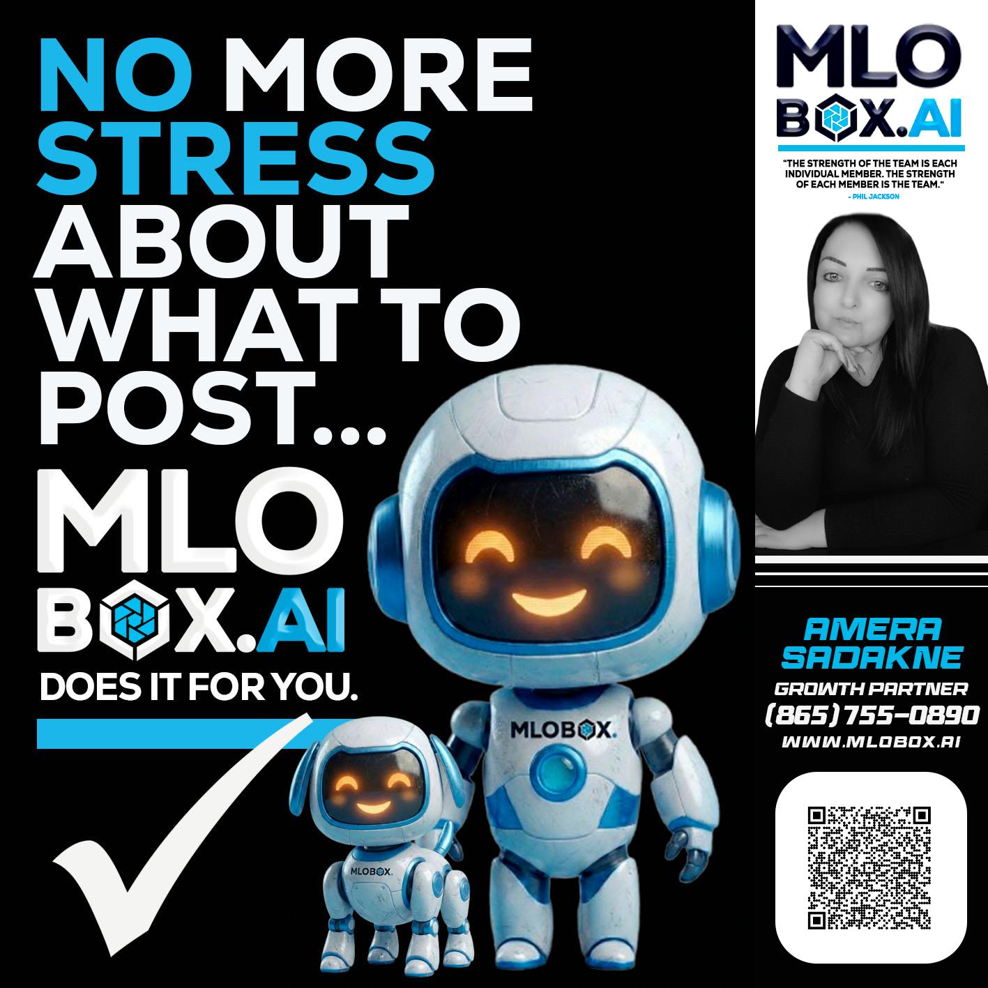 NO MORE STRESS - Amera Sadakne -Mortgage Loan Originator