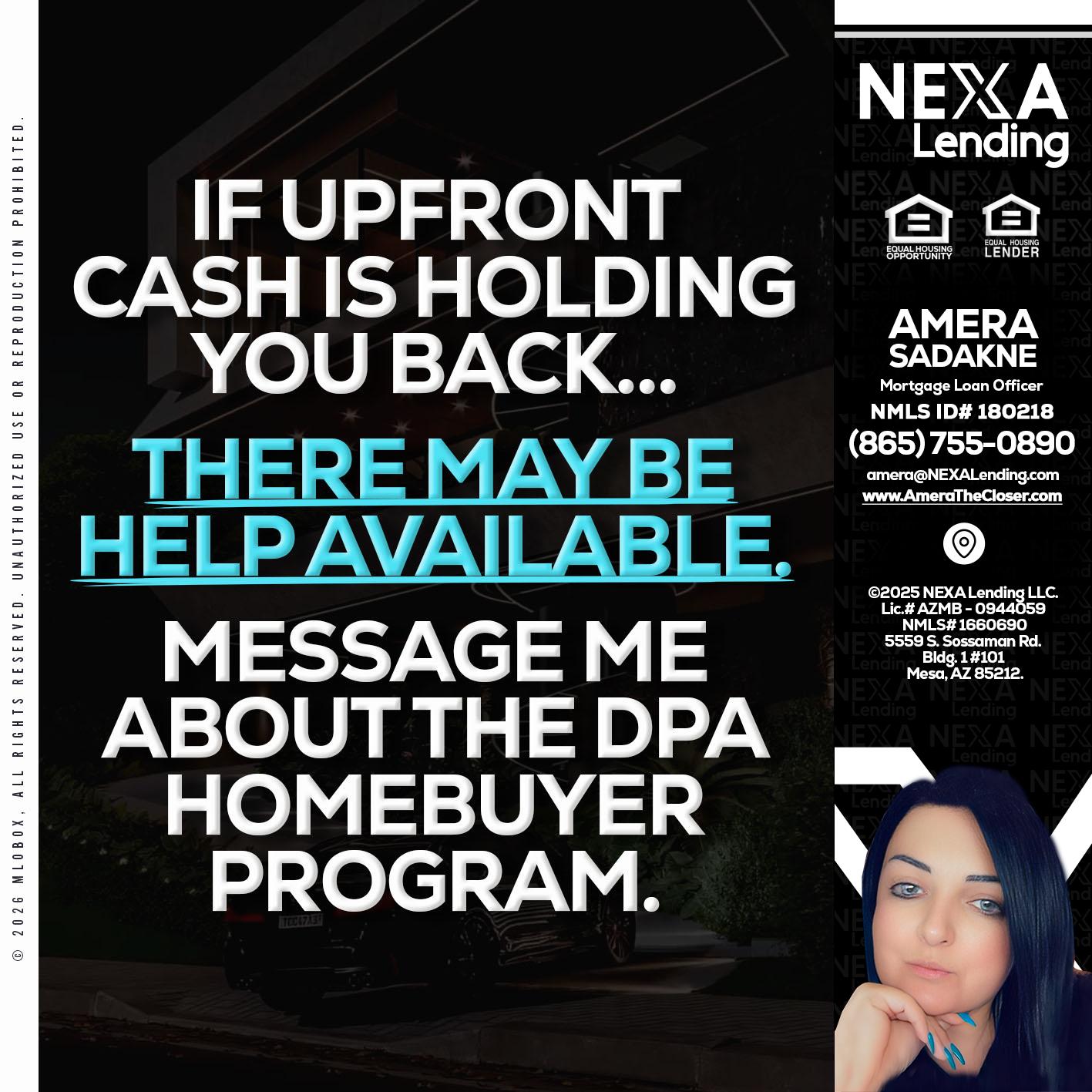IF UPFRONT - Amera Sadakne -Mortgage Loan Originator