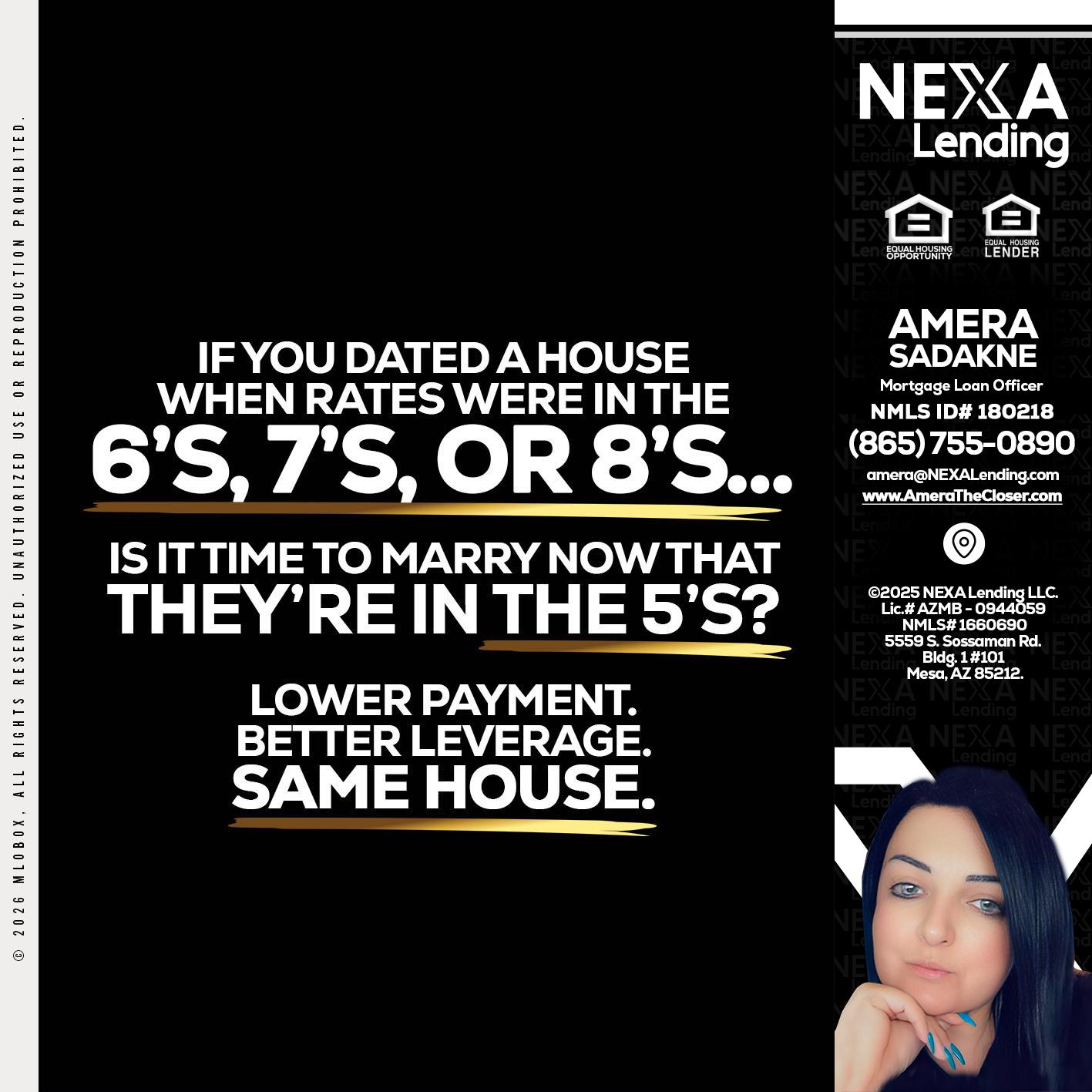 if you dated a house - Amera Sadakne -Mortgage Loan Originator