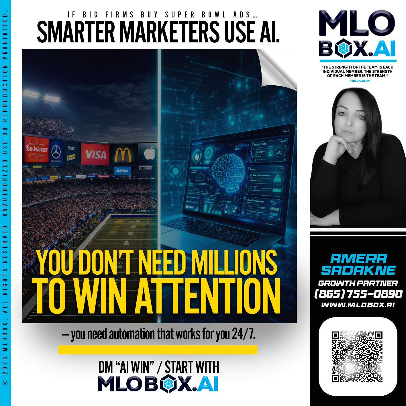 you don't need - Amera Sadakne -Mortgage Loan Originator