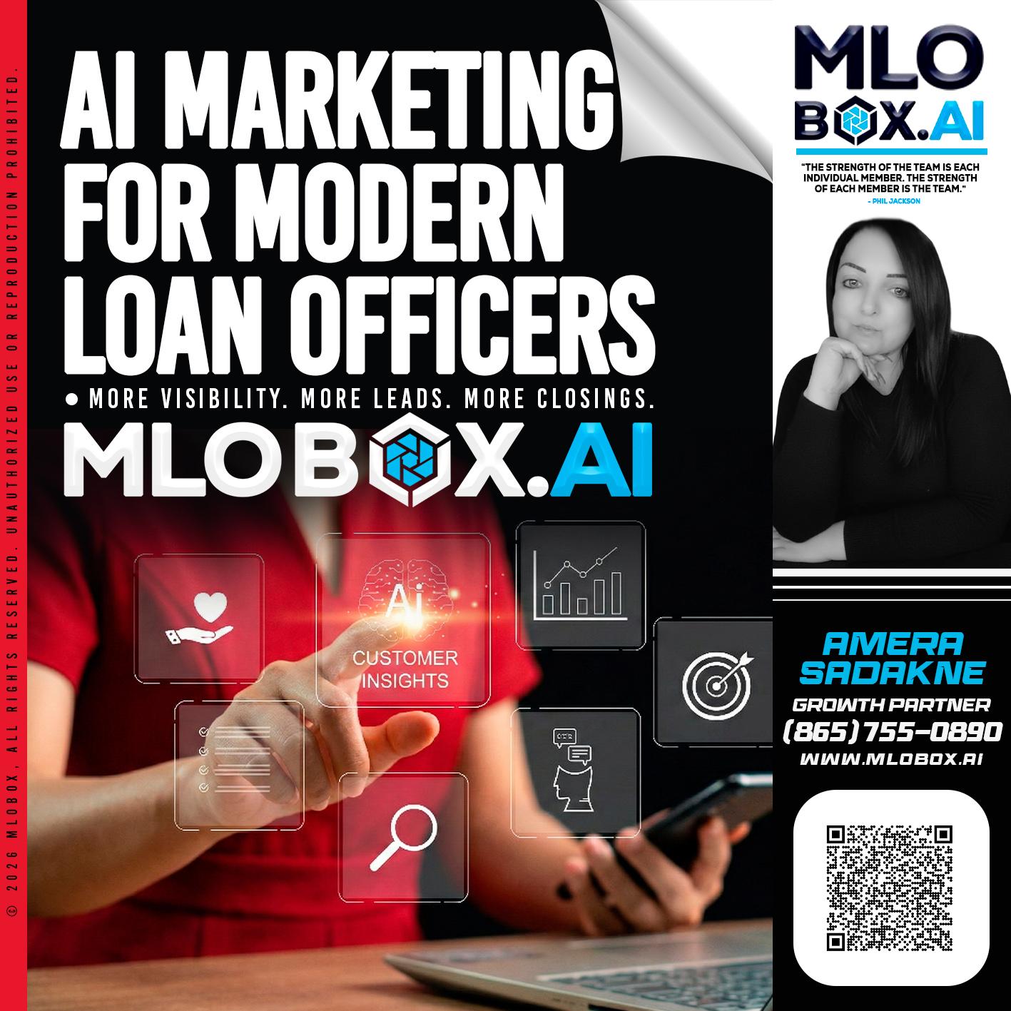 AI MARKETING - Amera Sadakne -Mortgage Loan Originator
