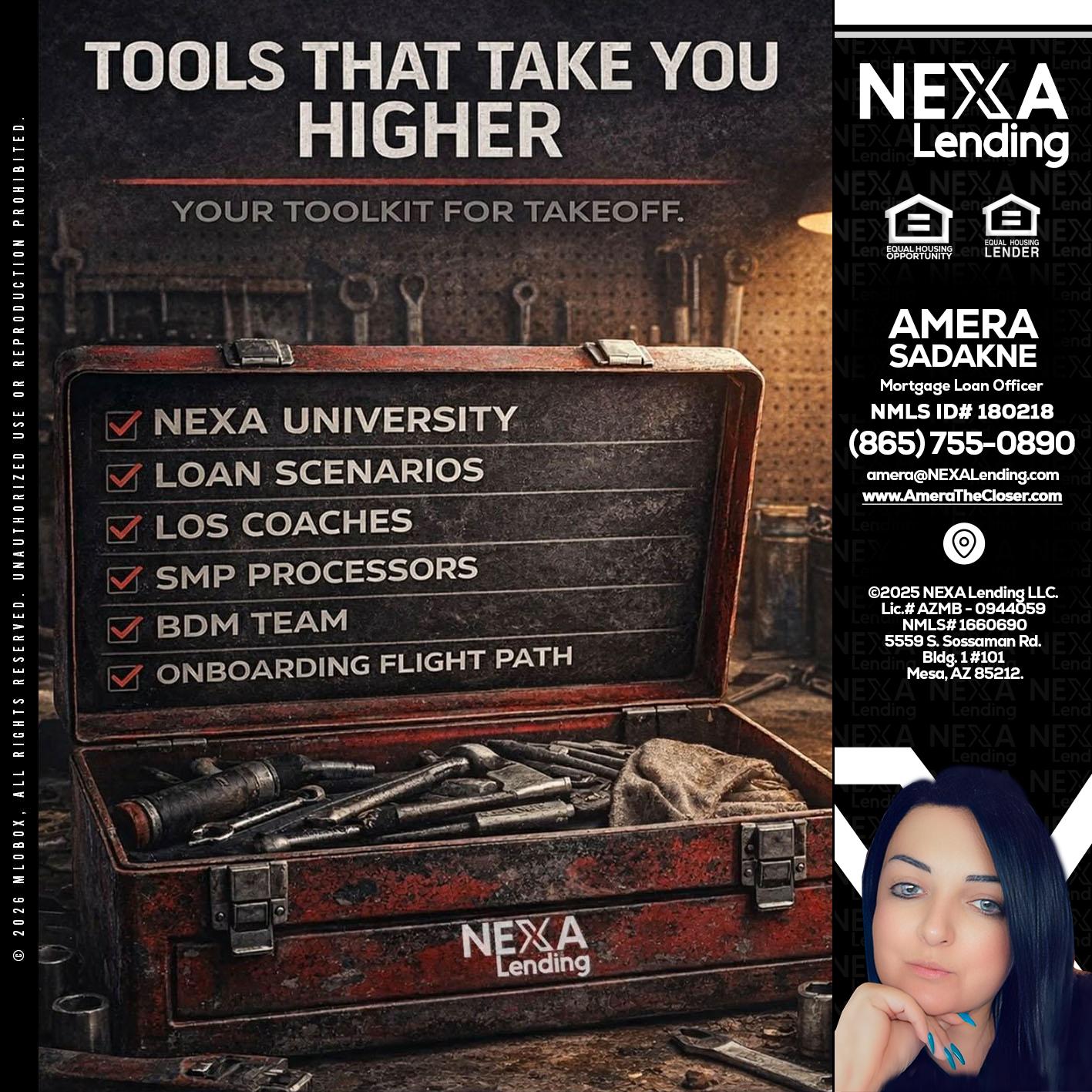 TOOLS THAT - Amera Sadakne -Mortgage Loan Originator