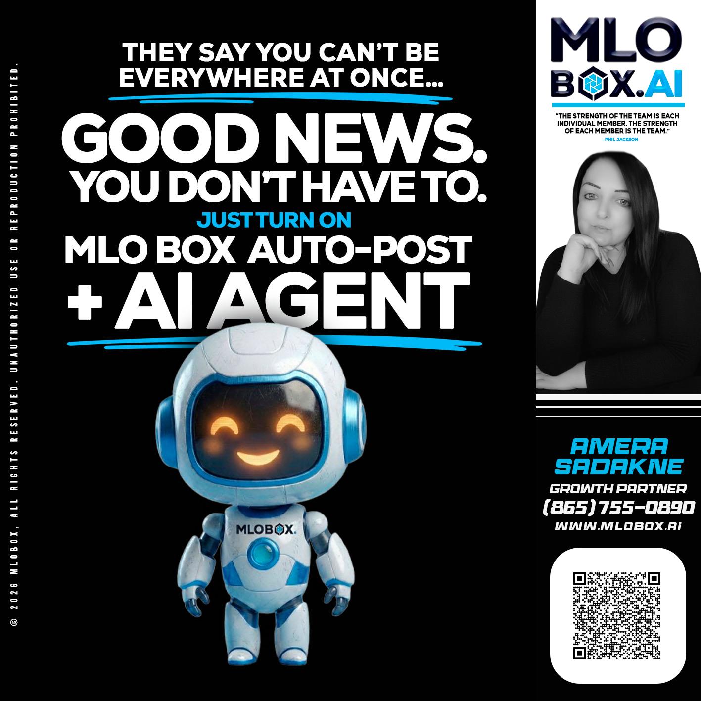 GOOD NEWS - Amera Sadakne -Mortgage Loan Originator
