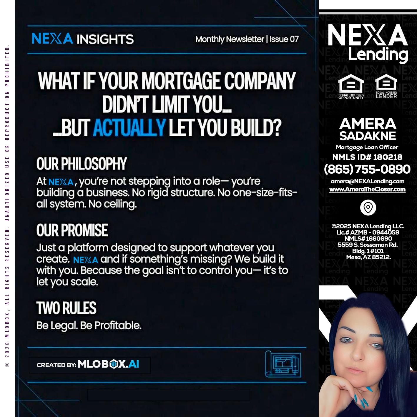 NEXA INSIGHTS - Amera Sadakne -Mortgage Loan Originator