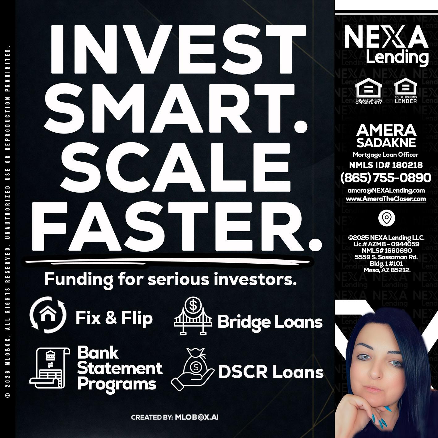 INVEST SMART - Amera Sadakne -Mortgage Loan Originator