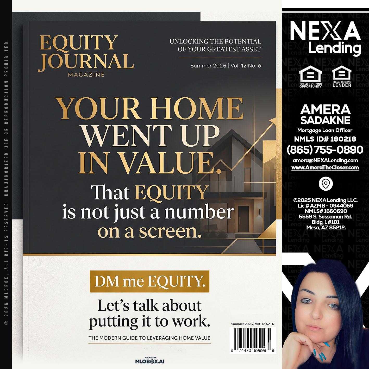 YOUR HOME - Amera Sadakne -Mortgage Loan Originator