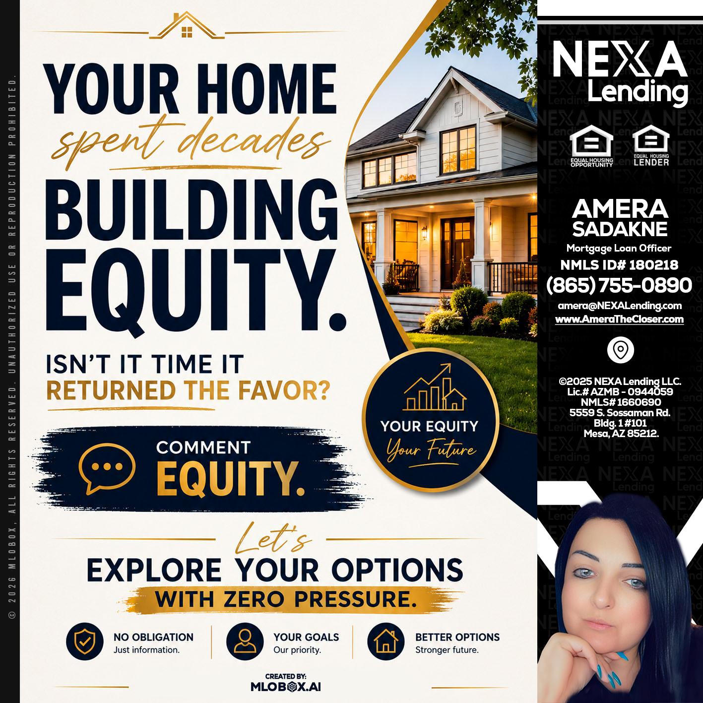 building equity - Amera Sadakne -Mortgage Loan Originator