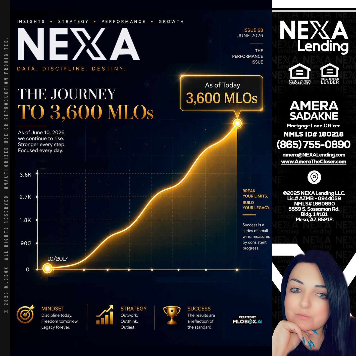 NEXA 3.6K - Amera Sadakne -Mortgage Loan Originator