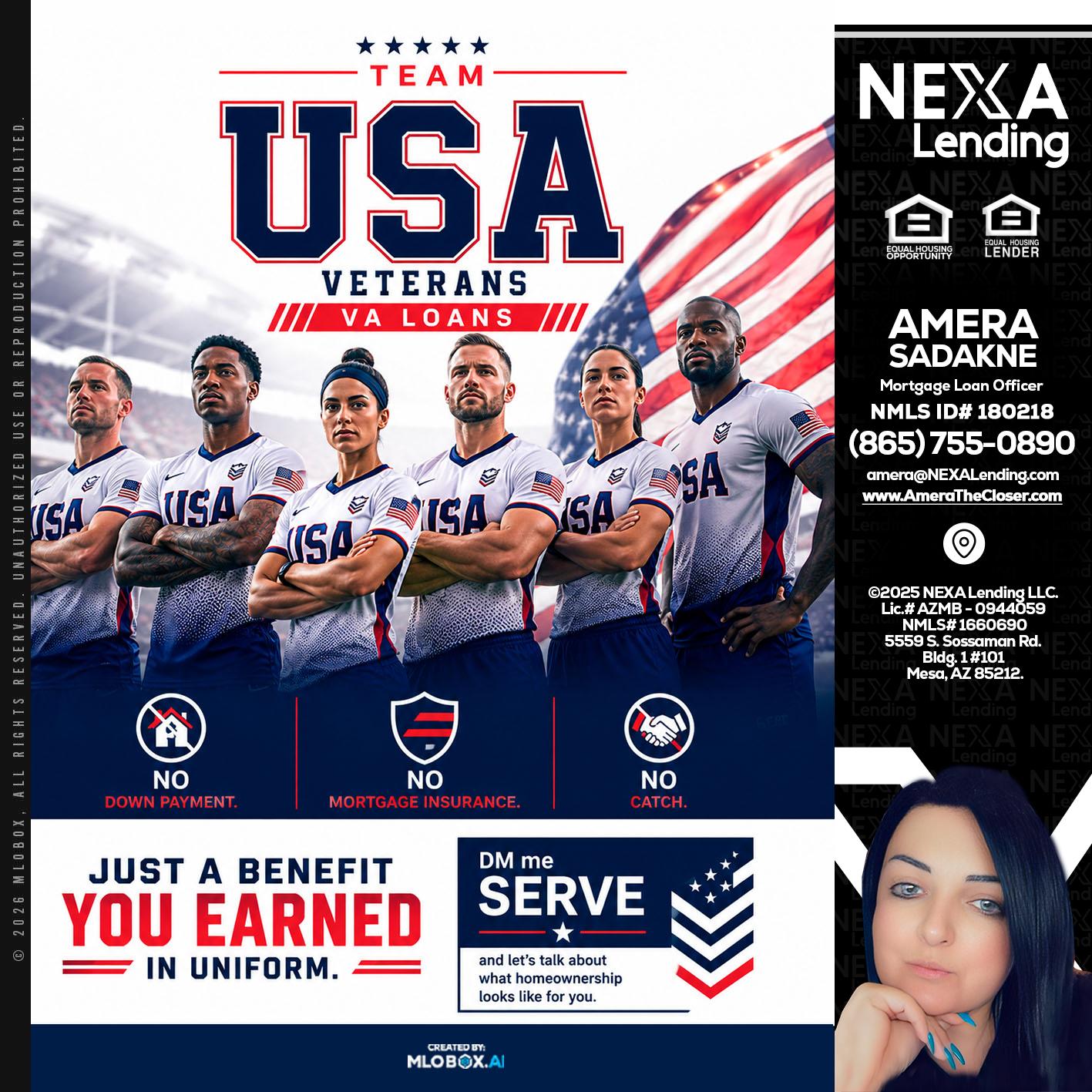 USA TEAM - Amera Sadakne -Mortgage Loan Originator