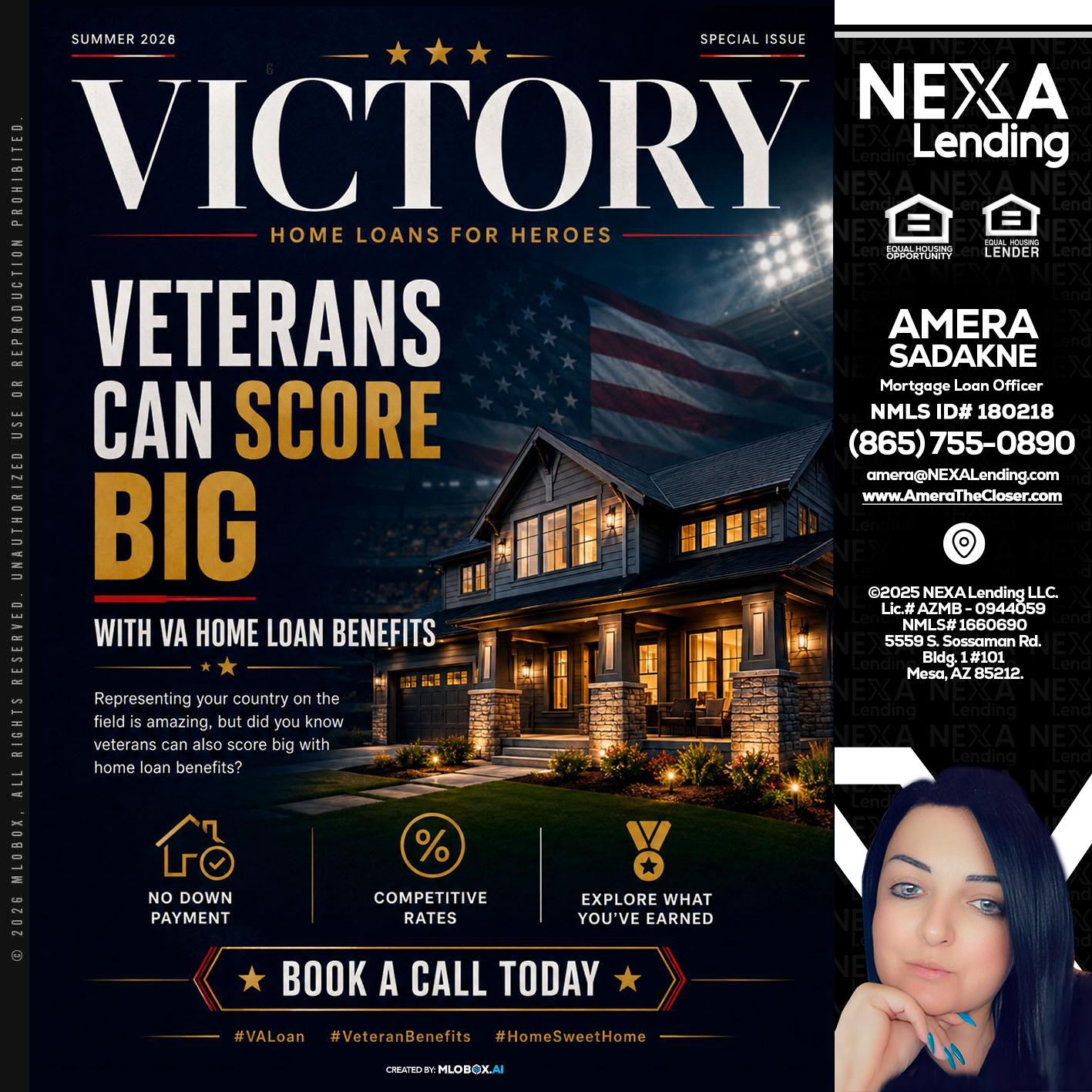 VICTORY - Amera Sadakne -Mortgage Loan Originator