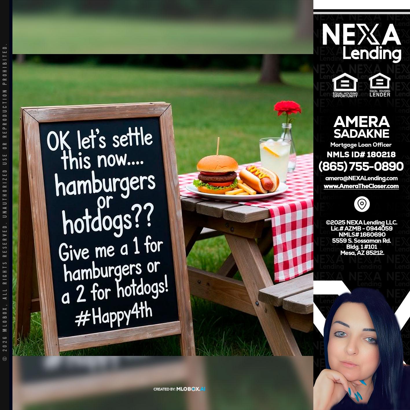 let settle this - Amera Sadakne -Mortgage Loan Originator