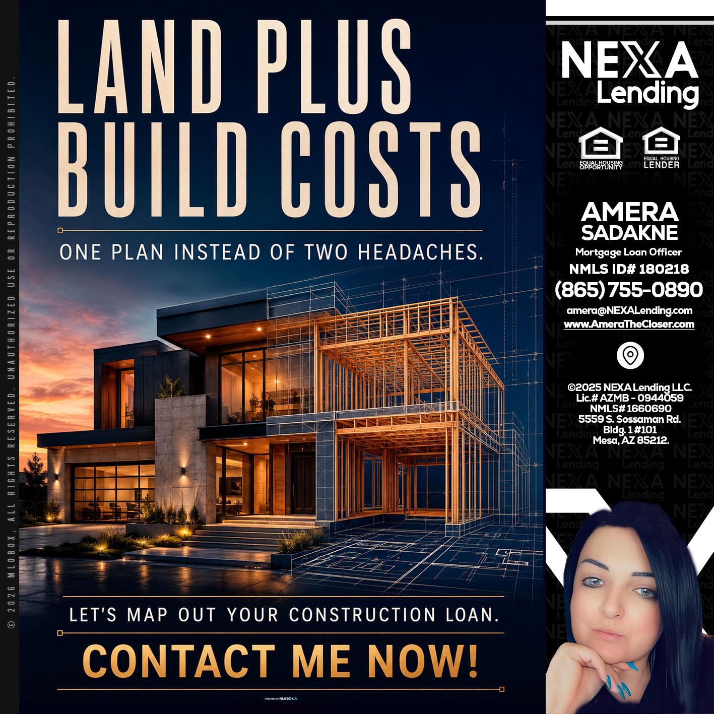 LAND PLUS - Amera Sadakne -Mortgage Loan Originator