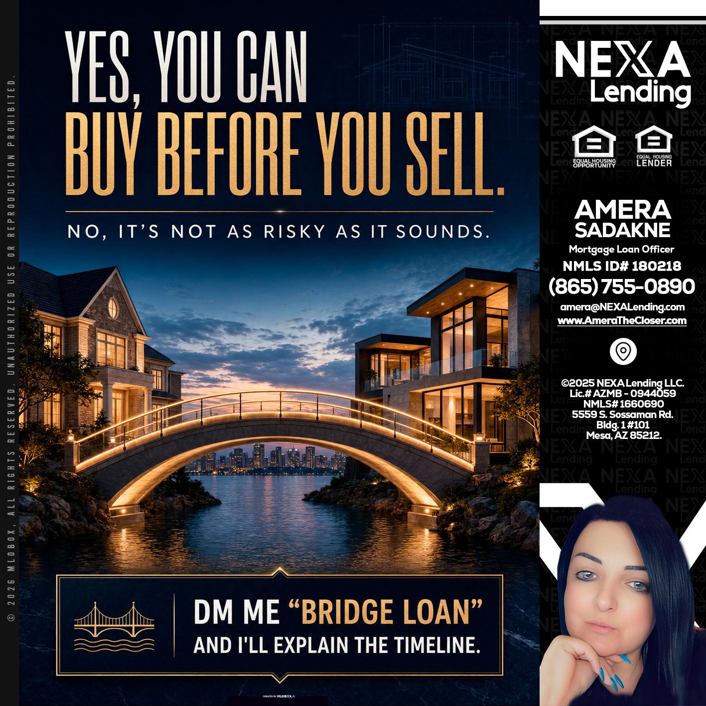 YES, YOU CAN - Amera Sadakne -Mortgage Loan Originator